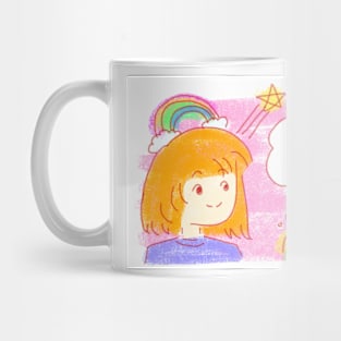 PASTEL Children's Drawing Style Design Mug